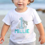 Personalised Underwater Theme Kids Birthday T Shirt, thumbnail 2 of 5