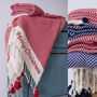 Personalised Handloomed Christmas Cozy Throw, thumbnail 4 of 9