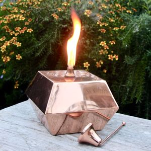 Square Copper Tabletop Oil Lantern By London Garden Trading Square Copper Tabletop Oil Lantern By London Garden Trading Notonthehighstreet