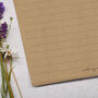 A5 Kraft Letter Writing Paper With Wisteria Tree, thumbnail 2 of 4