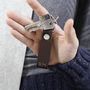 Handmade Leather Loop Keyring For Him, thumbnail 6 of 6