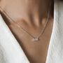 Darcy Pearl Pendant Sterling Silver Necklace, thumbnail 5 of 7