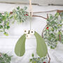 Mistletoe Christmas Tree Decoration, thumbnail 2 of 4