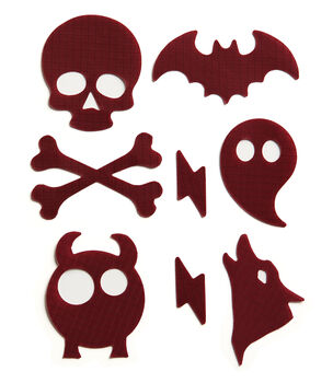 Spooky Repair Patch Kit Burgundy, 2 of 7