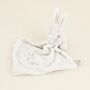 Personalised Light Grey Super Soft Bunny Comforter, thumbnail 1 of 5