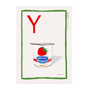 'Y'' For Yoghurt Limited Edition Print, 2 of 6