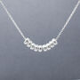 90th Birthday Bead Necklace, Kate, Sterling Silver, thumbnail 2 of 5