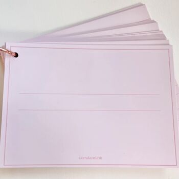 Pink Student Revision Index Cards Set, 3 of 3