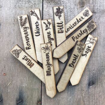 Wooden Herb Markers, 2 of 4