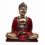 Red And Gold Buddha Medium, thumbnail 1 of 2