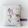 Personalised Unicorn Purse, Embroidered, thumbnail 11 of 12