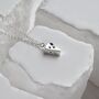 Silver Cheese Pendant Necklace, thumbnail 3 of 3