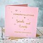 Personalised Gold Foiled Engagement Card, thumbnail 2 of 4