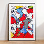 Football Shirt Mash Up Poster, thumbnail 9 of 12