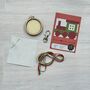 Full Steam Ahead To Christmas! Christmas Mini Matchbox Cross Stitch Kit, thumbnail 4 of 5