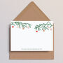 Baubles Personalised Christmas Note Cards, thumbnail 2 of 2