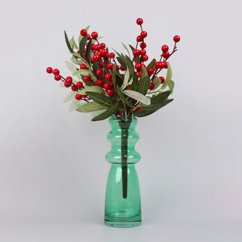 G Decor Ever Festive Foliage Red Berries, 3 of 3