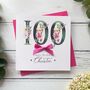 Vibrant 100th Birthday Card, thumbnail 2 of 3