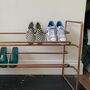 Shoe Rack, Handmade Copper Shoe Storage, thumbnail 6 of 7
