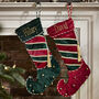 Personalised Luxury Jingle Bell Christmas Stocking, thumbnail 1 of 10