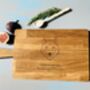 The Wolf Personalised Oak Chopping, Serving Board, thumbnail 2 of 4