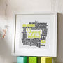 Personalised 70th Birthday Typography Print, thumbnail 1 of 5