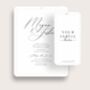 Script Digital Or Printable Download Wedding Invitation, thumbnail 2 of 5
