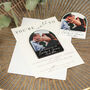 Modern Acrylic Photo Wedding Invitation Magnet, thumbnail 1 of 5