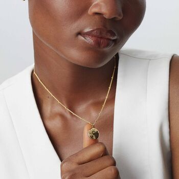 Organic Locket Silver Or 18ct Gold Plated Vermeil, 2 of 7