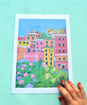 Cinque Terre, Italy Travel Art Print, 5 of 5