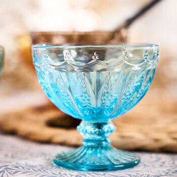 Set Of Six Roselle Footed Bowls, 5 of 5