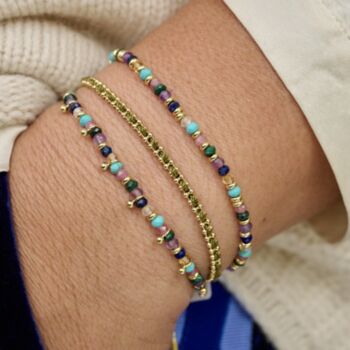 Harmony Candy Multi Gemstone Bracelet, 4 of 5
