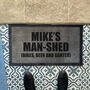 Personalised ‘Man Shed’ Internal Doormat, thumbnail 4 of 4