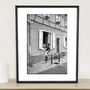 Girls In Window, Chinon, France Photographic Art Print, thumbnail 1 of 12