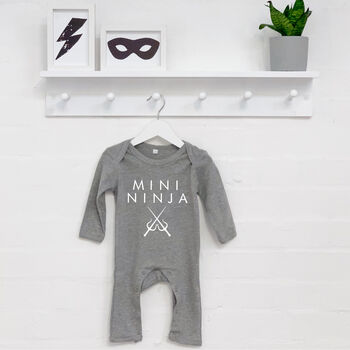 Mini Ninja Kids T Shirt Or Babygrow, 6 of 7