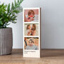 Mother's Day Triple Photo And Caption Wooden Block, thumbnail 2 of 2