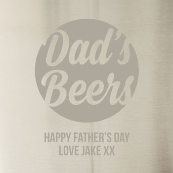 Personalised Beer Bucket For Dad, 2 of 2
