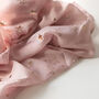 Rose Gold Metallic Printed Star Summer Scarves, thumbnail 5 of 12