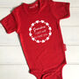 Personalised Can't Wait To Meet You Babygrow, thumbnail 1 of 9