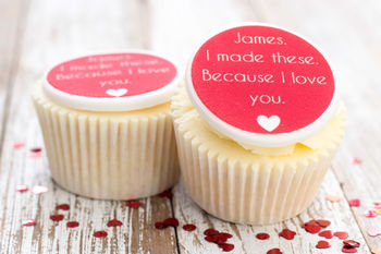 'I Love You' Cupcake Decorations, 2 of 2