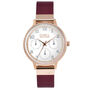 Helmsley Ladies Leather Multidial Watch, thumbnail 4 of 12