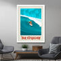 Personalised Big Wave Surfer Poster, thumbnail 3 of 6