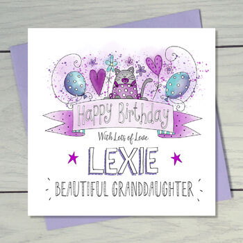 Granddaughter Childs Birthday Card, 5 of 5