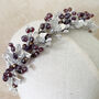 Purple And Silver Crystal Headband, thumbnail 3 of 5