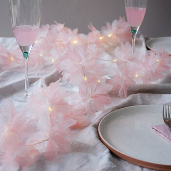 Blush Pink Large Petal Fairy Lights, 3 of 3