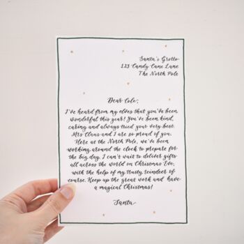 Personalised Children’s Christmas Letter From Santa, 6 of 12