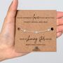 Grandpa Memorial With A Gold Plated Or Silver Plated Star Bracelet And Card, thumbnail 4 of 4