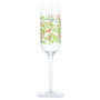 Personalised Stamp Floral Champagne Flute, thumbnail 2 of 7