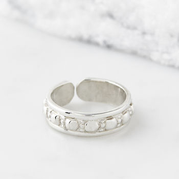 Maharani Silver Midi Ring Or Toe Ring, 2 of 12