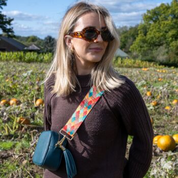 Circus Harlequin Bag Strap | Extra Long Crossbody Replacement Bag Strap, 3 of 8